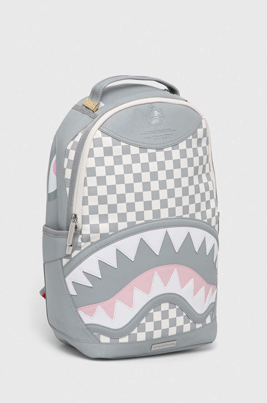 Sprayground rucsac culoarea gri mare modelator - Pled.ro