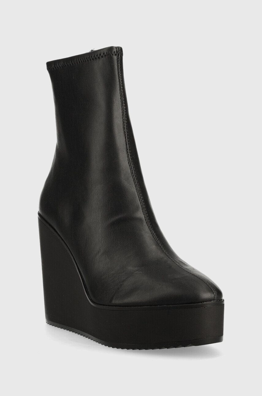 Steve Madden botine Jassy femei culoarea negru toc pana - Pled.ro