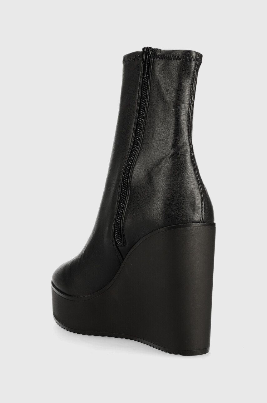 Steve Madden botine Jassy femei culoarea negru toc pana - Pled.ro