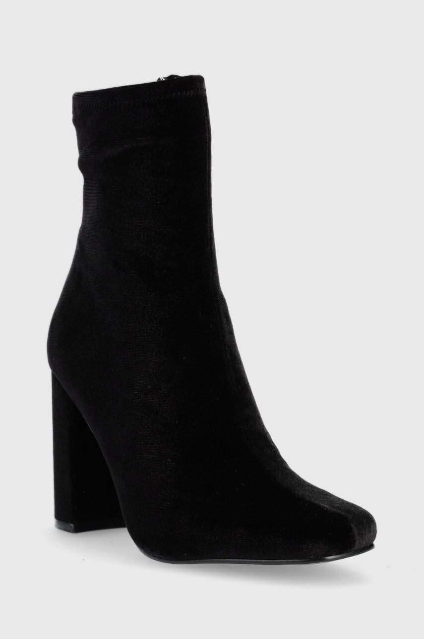 Steve Madden botine Fulton femei culoarea negru cu toc drept - Pled.ro