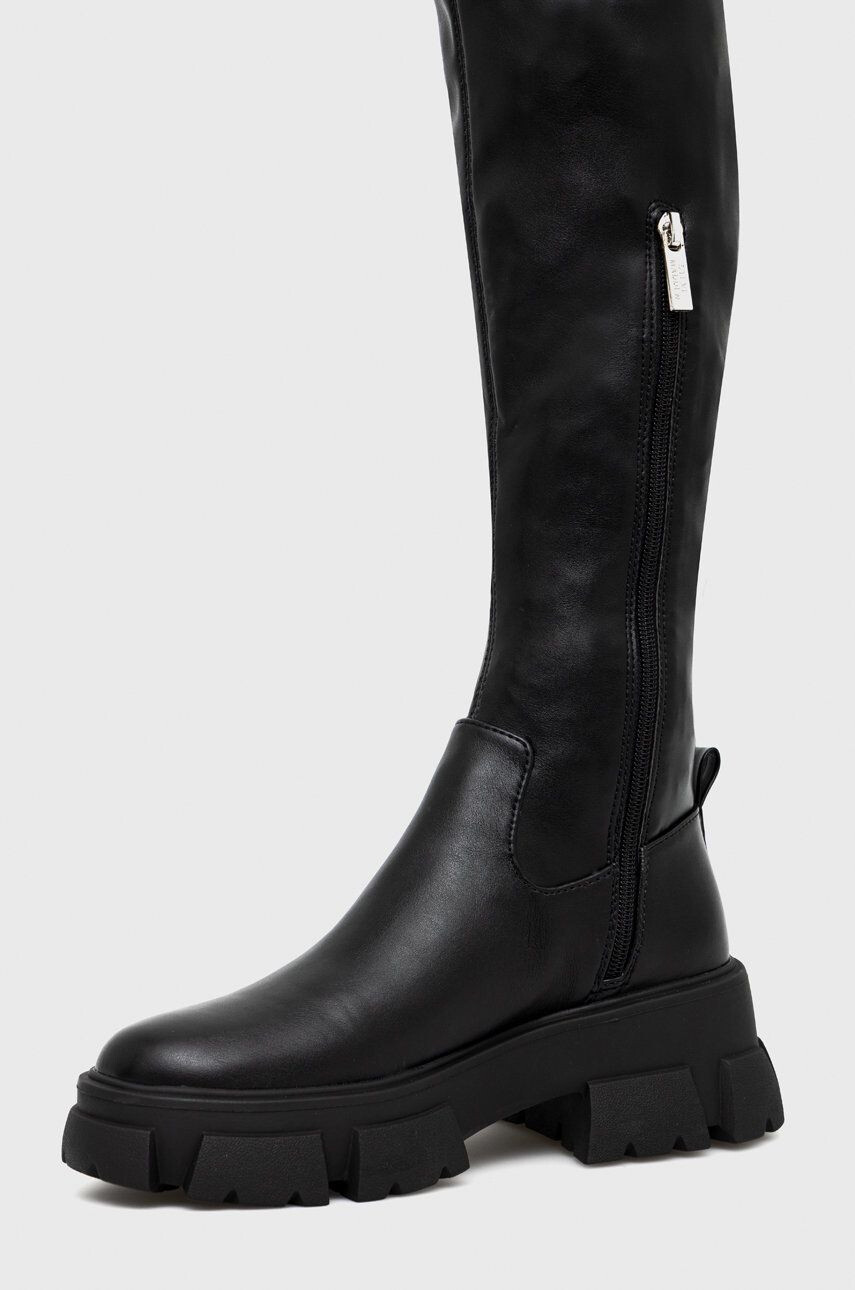 Steve Madden cizme Riveredge femei culoarea negru cu platforma - Pled.ro