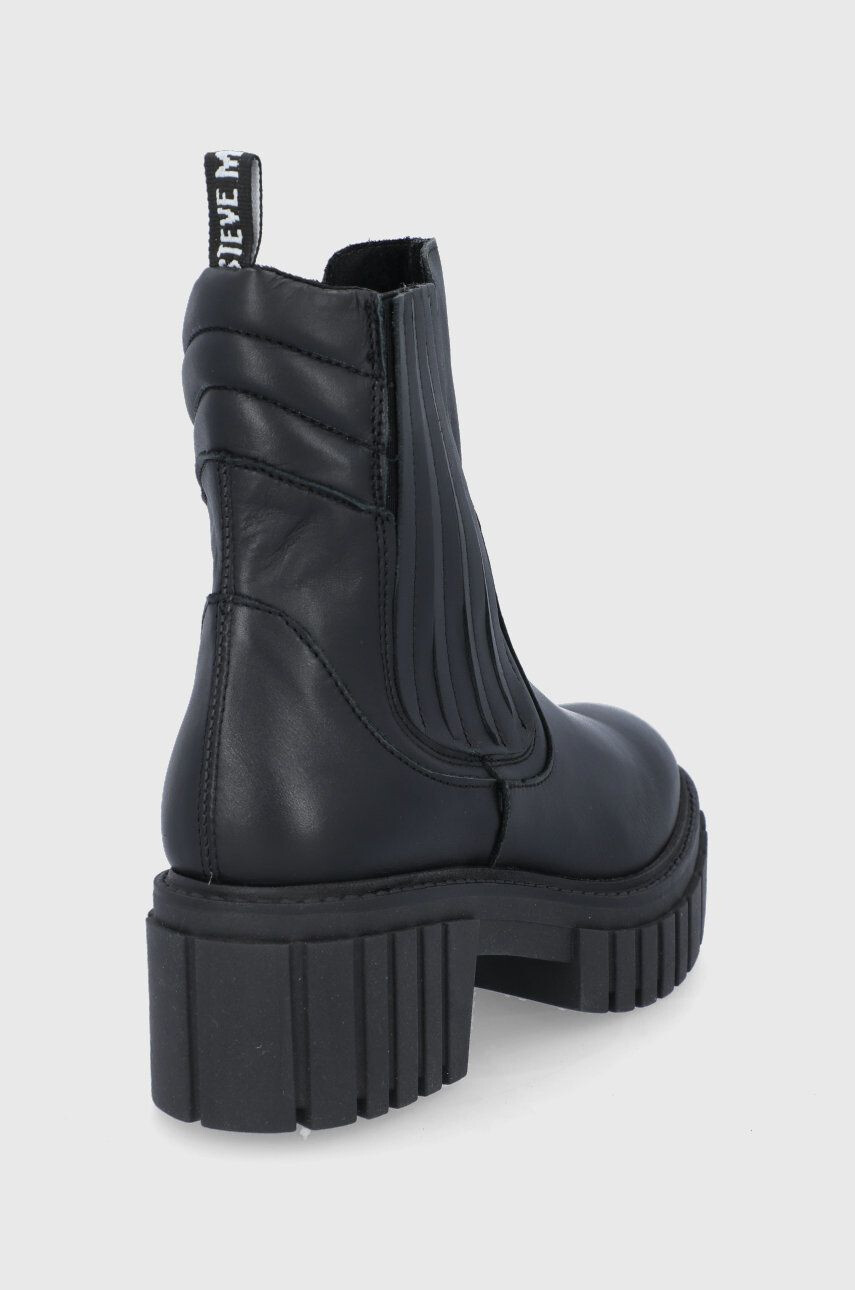 Steve Madden Cizme de piele femei culoarea negru cu platformă - Pled.ro