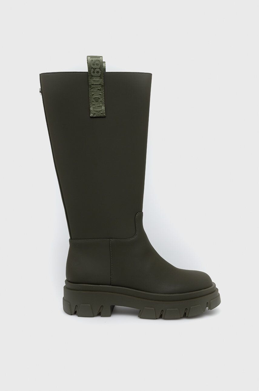 Steve Madden cizme Lodge femei culoarea verde cu platforma - Pled.ro