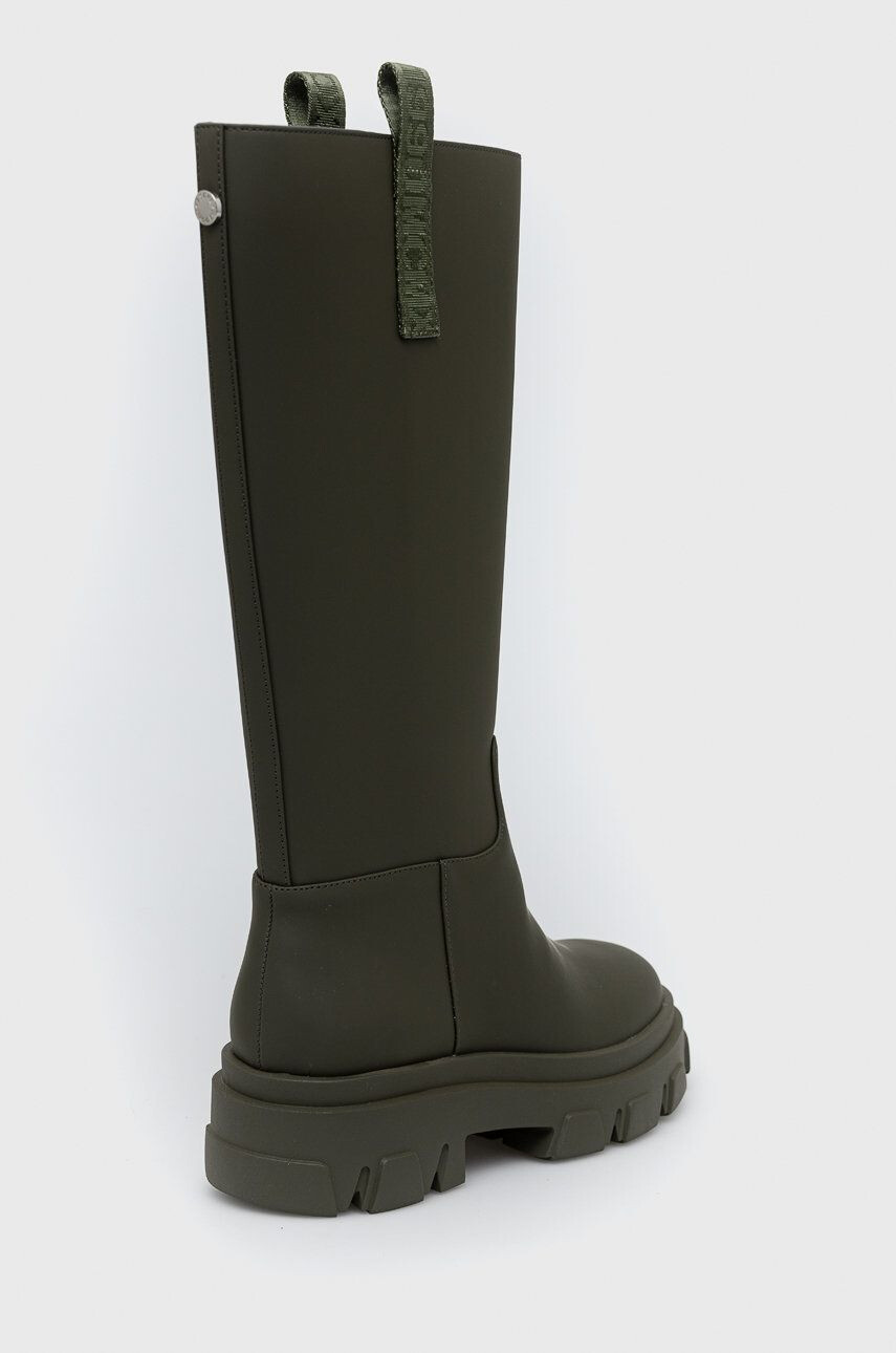 Steve Madden cizme Lodge femei culoarea verde cu platforma - Pled.ro