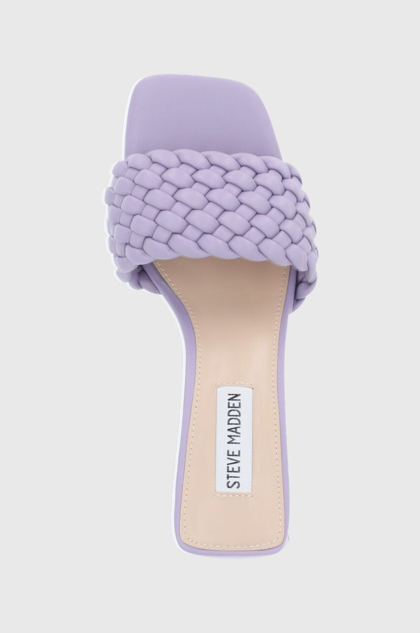 Steve Madden papuci Monte Carlo femei culoarea violet cu toc drept - Pled.ro