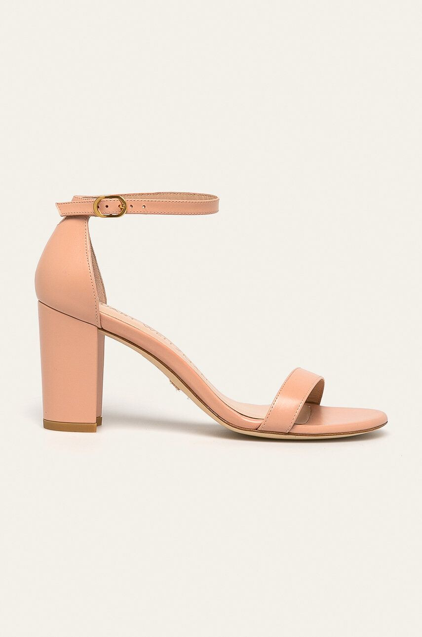 Stuart Weitzman Sandale de piele Nearlynude - Pled.ro