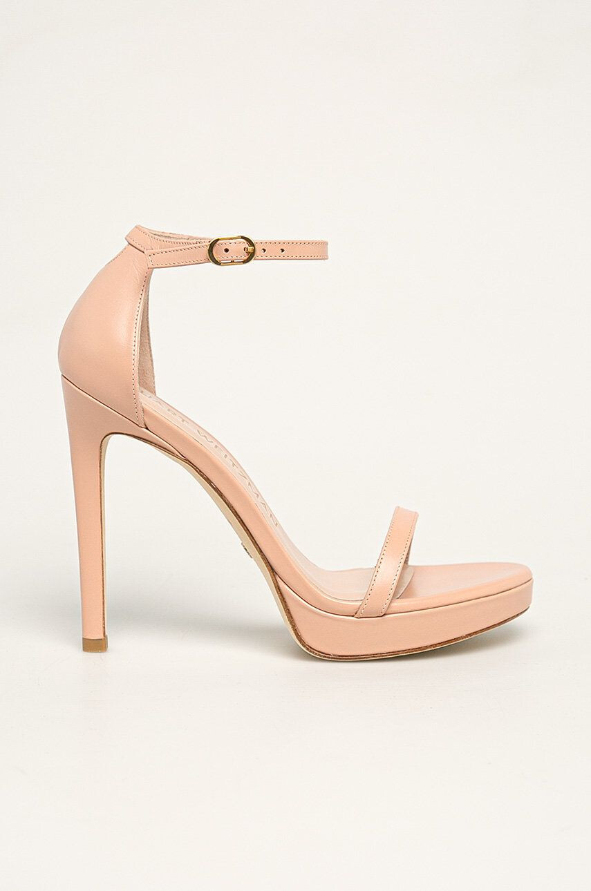 Stuart Weitzman Stilettos de piele NUDIST DISCO - Pled.ro