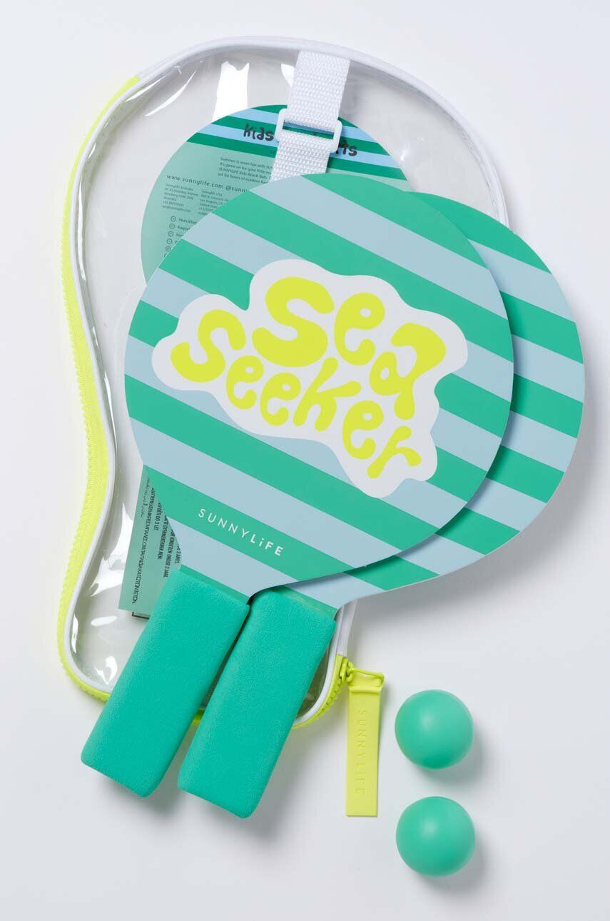 SunnyLife set de palete și mingi de plajă Sea Seeker Dip Dye - Pled.ro