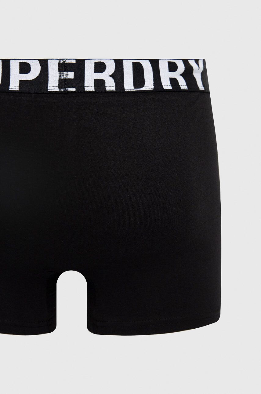 Superdry Boxeri (2-pack) culoarea negru - Pled.ro