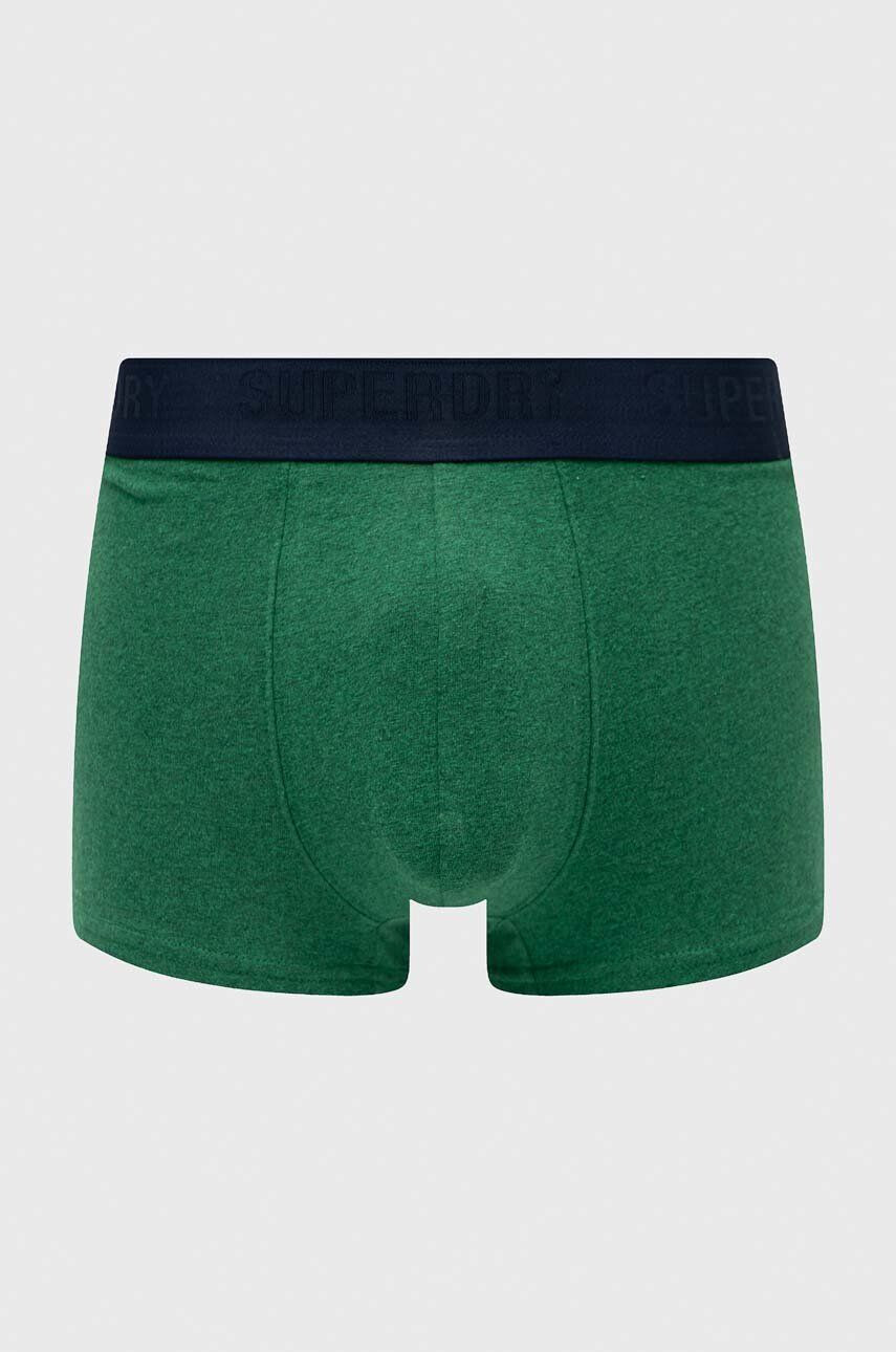 Superdry boxeri 3-pack barbati culoarea verde - Pled.ro