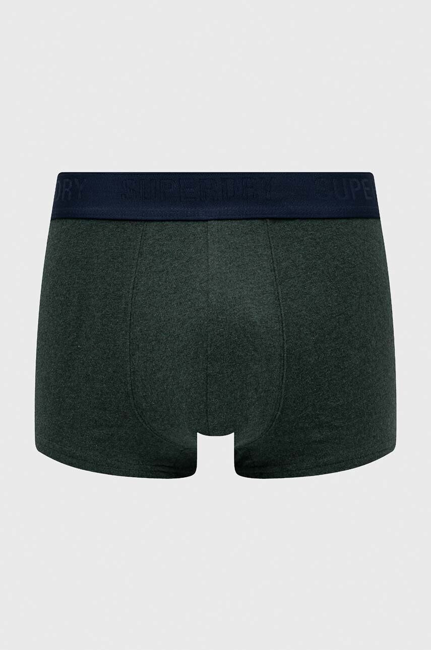 Superdry boxeri 3-pack barbati culoarea verde - Pled.ro