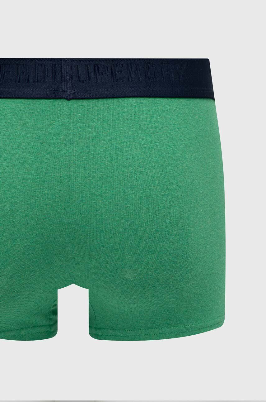 Superdry boxeri 3-pack barbati culoarea verde - Pled.ro