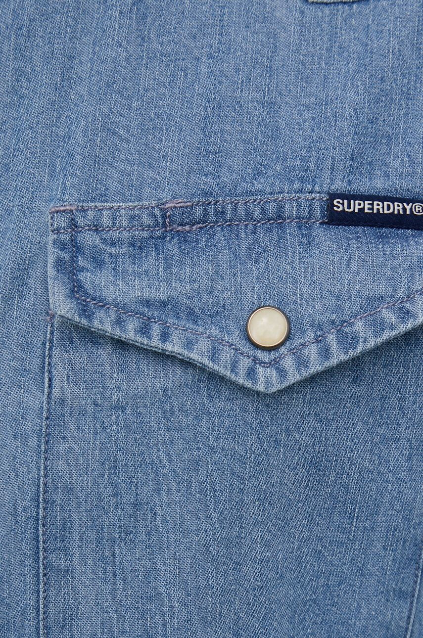 Superdry camasa din bumbac barbati cu guler clasic regular - Pled.ro