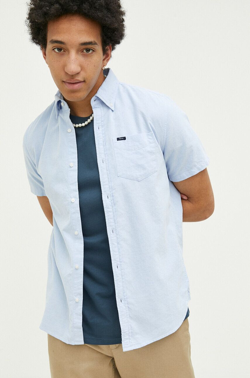 Superdry camasa din bumbac barbati cu guler button-down regular - Pled.ro