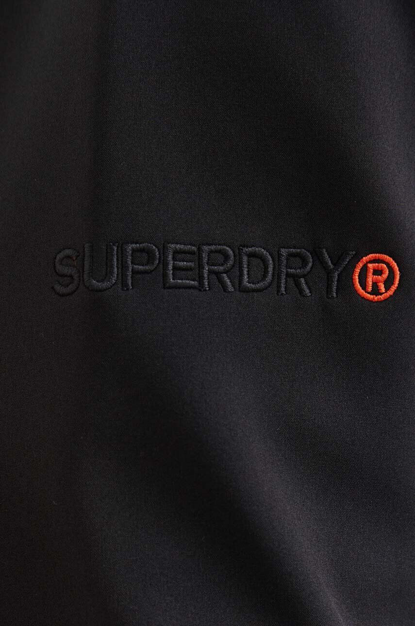 Superdry geaca barbati culoarea negru de tranzitie - Pled.ro