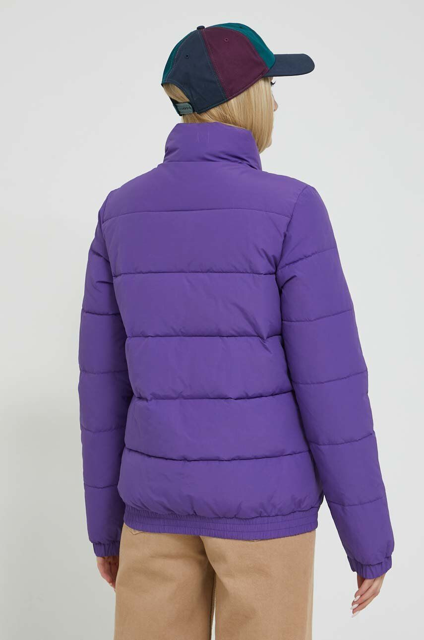 Superdry geaca femei culoarea violet de iarna - Pled.ro