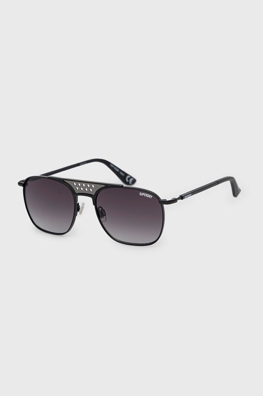 Superdry ochelari de soare barbati culoarea negru - Pled.ro