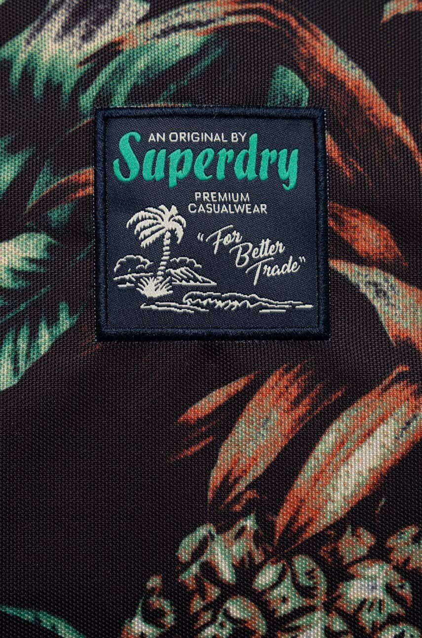 Superdry rucsac femei culoarea negru mare modelator - Pled.ro