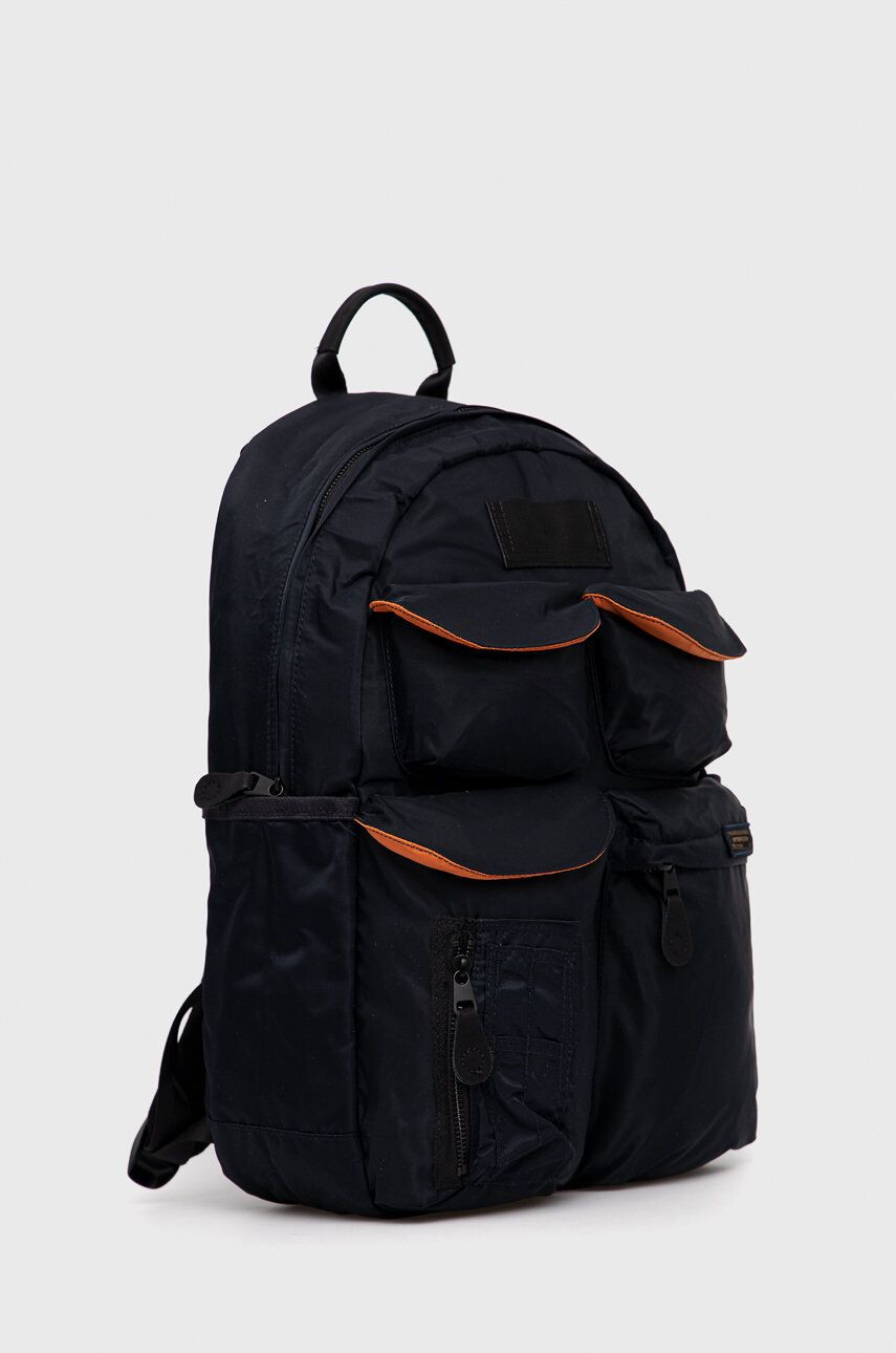 Superdry rucsac femei culoarea albastru marin mare cu imprimeu - Pled.ro