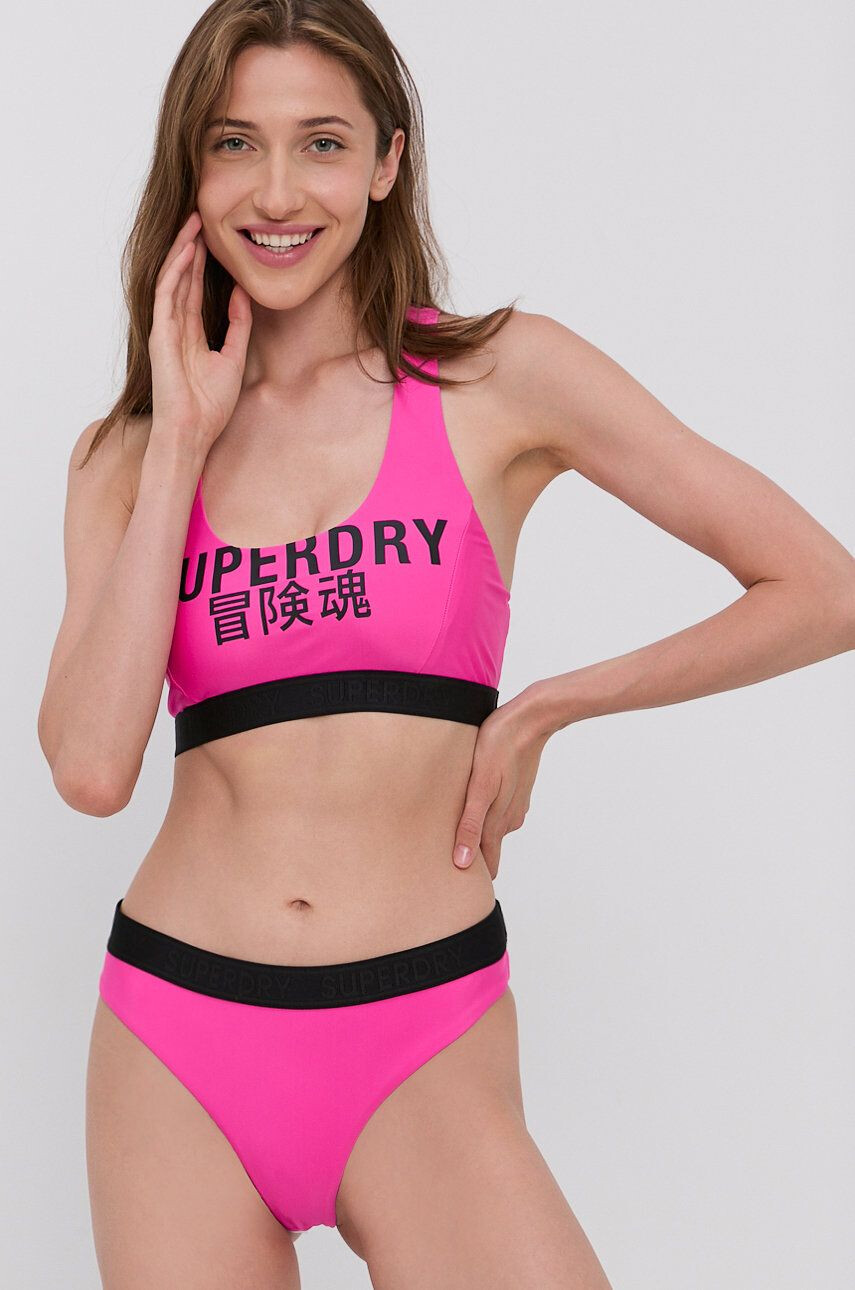 Superdry sutien de baie cupa moale - Pled.ro