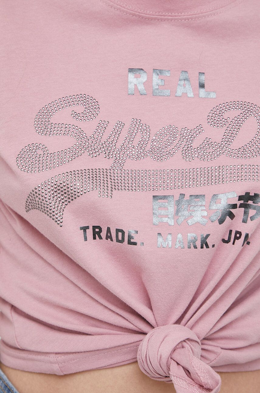 Superdry Tricou din bumbac - Pled.ro