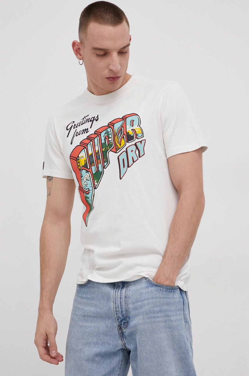 Superdry tricou din bumbac - Pled.ro