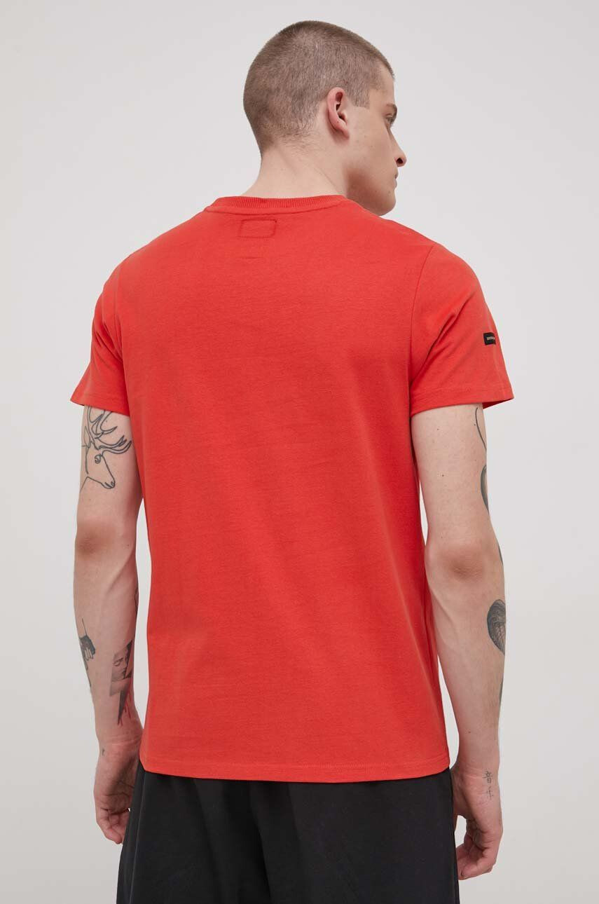 Superdry tricou din bumbac culoarea alb - Pled.ro