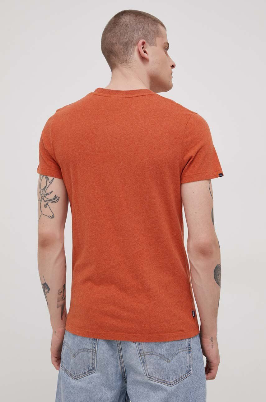 Superdry tricou din bumbac culoarea gri - Pled.ro