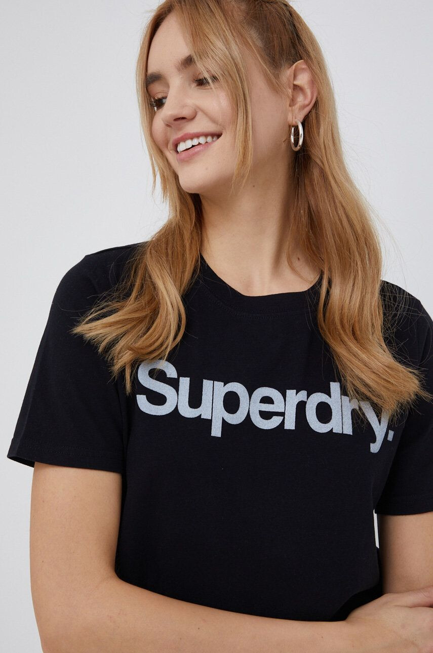 Superdry Tricou din bumbac - Pled.ro