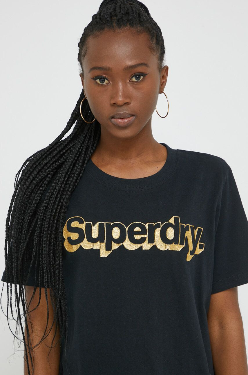 Superdry tricou din bumbac - Pled.ro