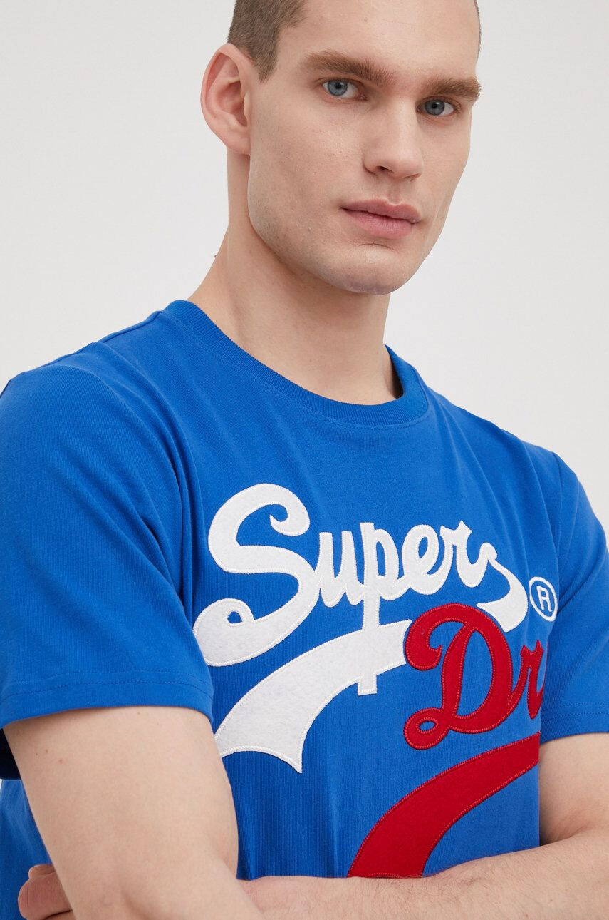 Superdry tricou din bumbac - Pled.ro