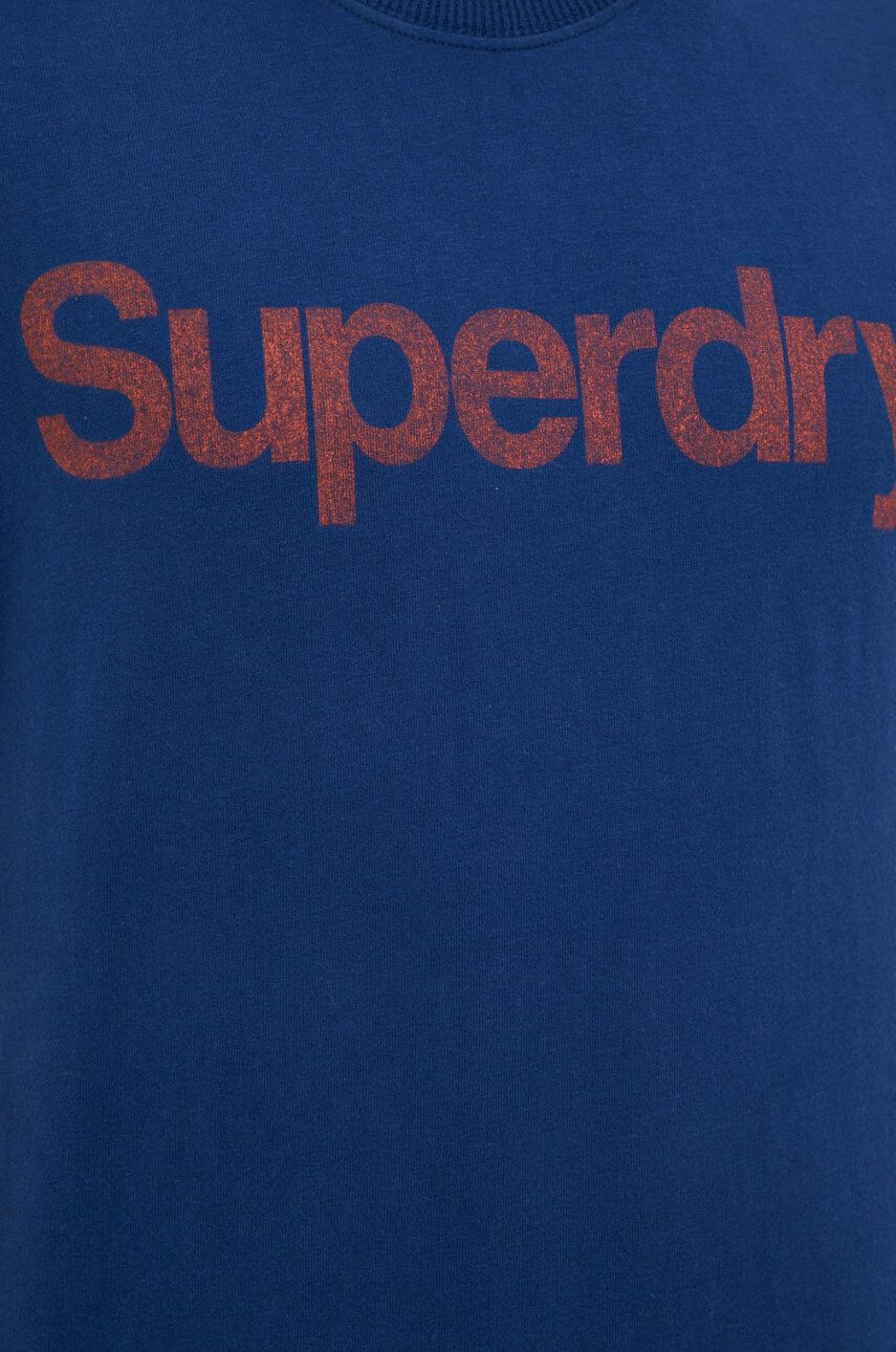 Superdry tricou din bumbac culoarea roz - Pled.ro