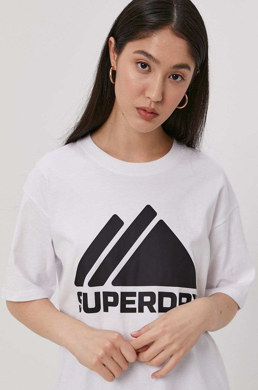 Superdry Tricou din bumbac - Pled.ro