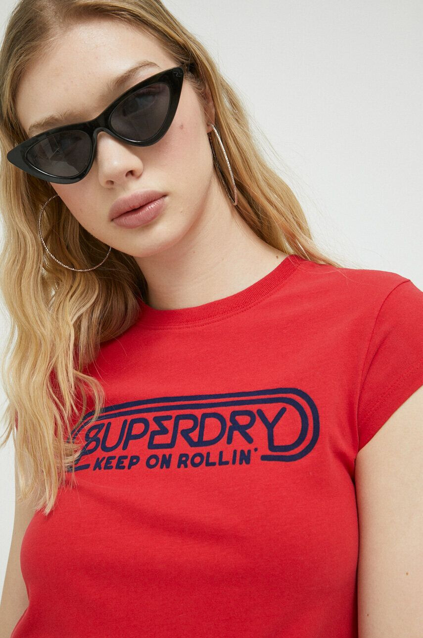 Superdry tricou din bumbac - Pled.ro