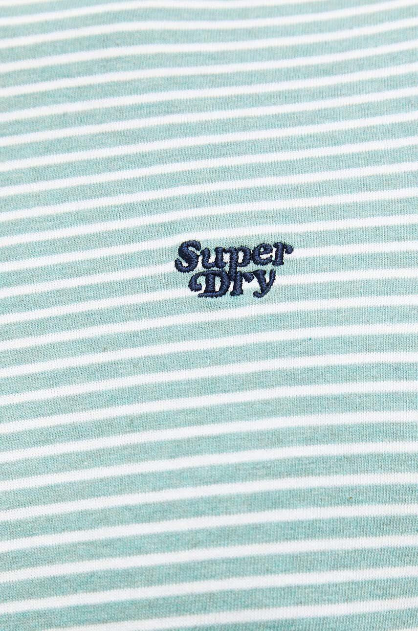 Superdry tricou din bumbac culoarea negru - Pled.ro