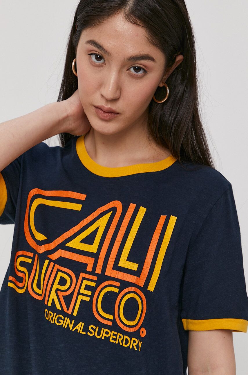 Superdry Tricou din bumbac - Pled.ro