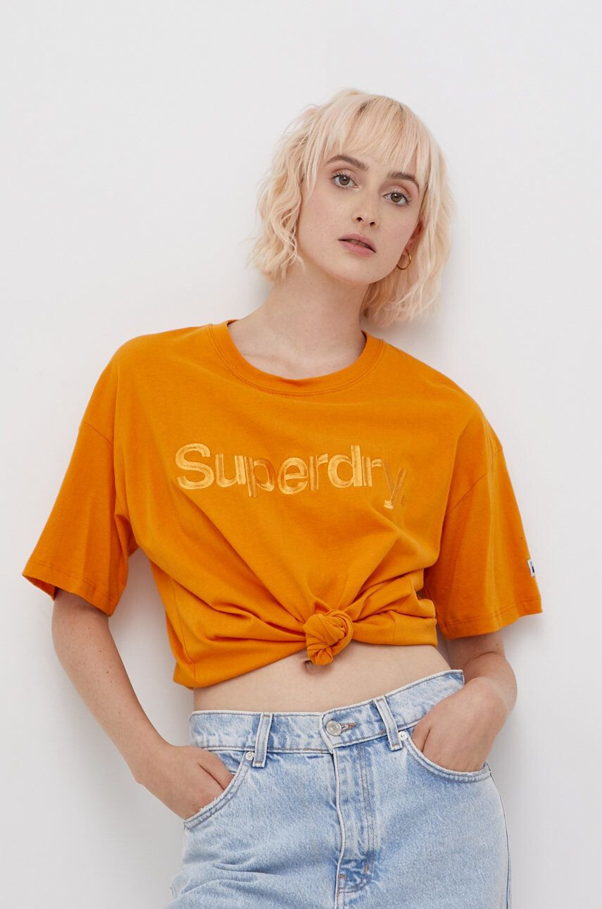 Superdry Tricou din bumbac - Pled.ro