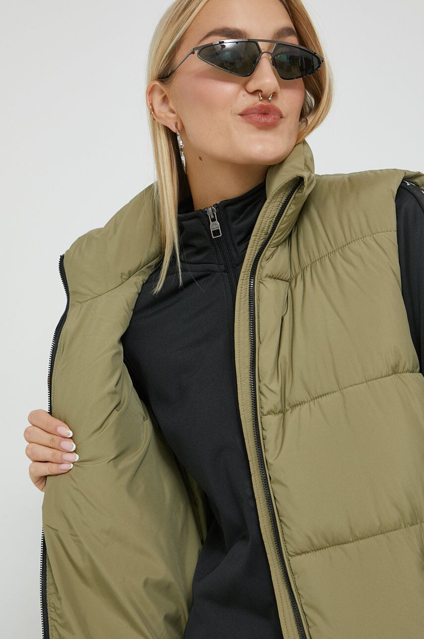 Superdry vesta femei culoarea verde de tranzitie - Pled.ro