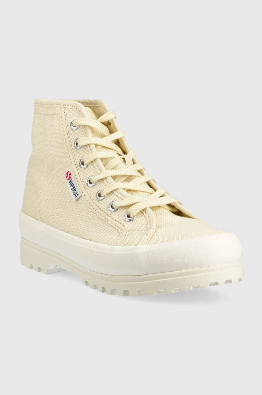 Superga tenisi 2341 ALPINA femei culoarea bej S00GXG0 - Pled.ro