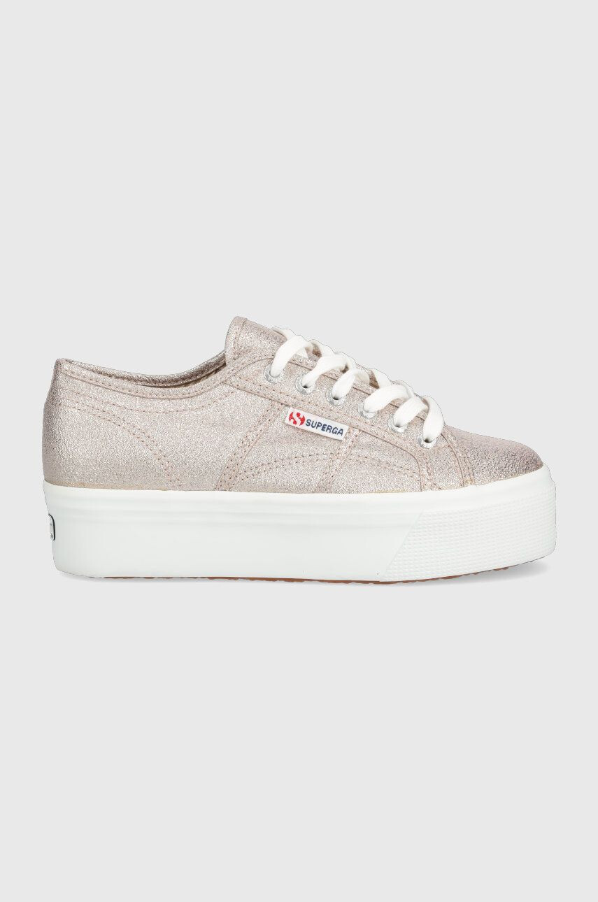 Superga tenisi femei culoarea bej - Pled.ro