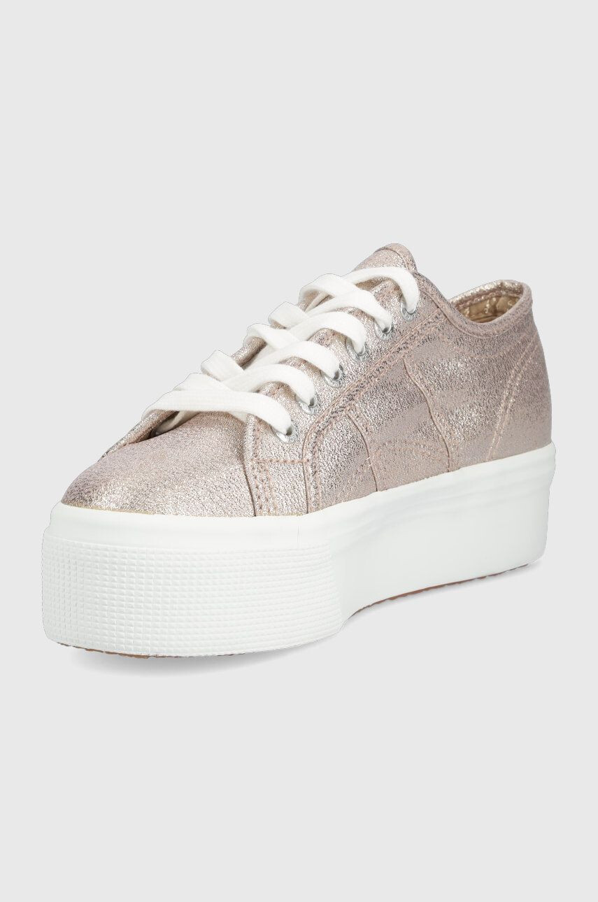 Superga tenisi femei culoarea bej - Pled.ro