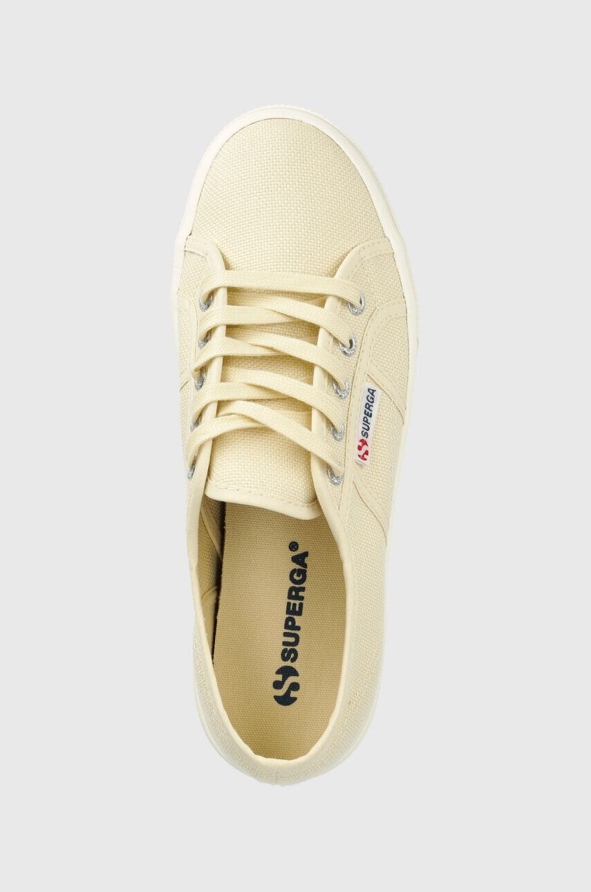 Superga tenisi 2730 MID PLATFORM femei culoarea bej S2127IW - Pled.ro