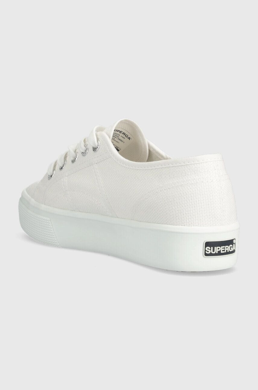 Superga tenisi 2730 MID PLATFORM femei culoarea alb S2127IW - Pled.ro