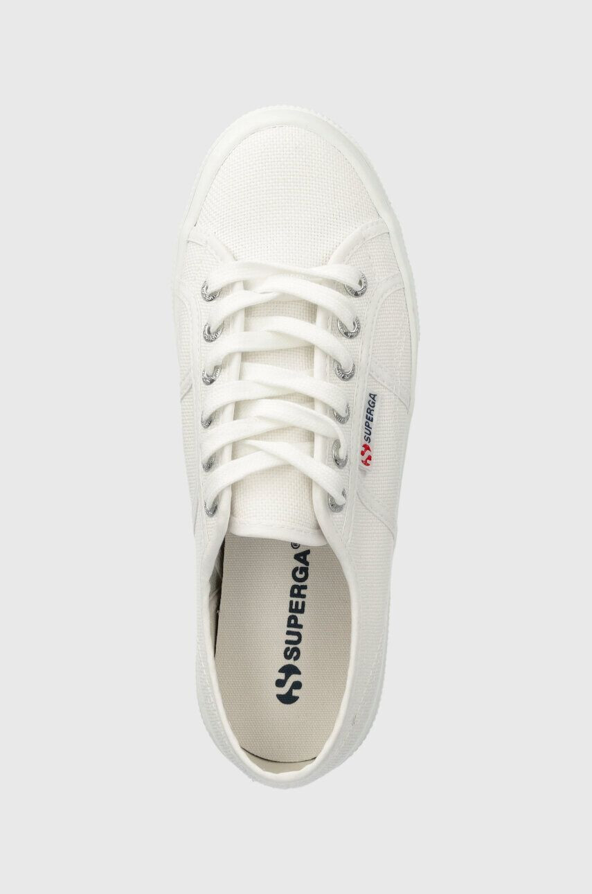 Superga tenisi 2740 PLATFORM femei culoarea alb S21384W - Pled.ro