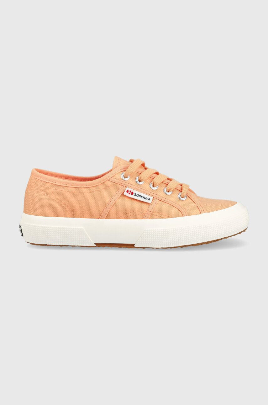 Superga tenisi 2750 COTU CLASSIC femei culoarea portocaliu S000010 - Pled.ro