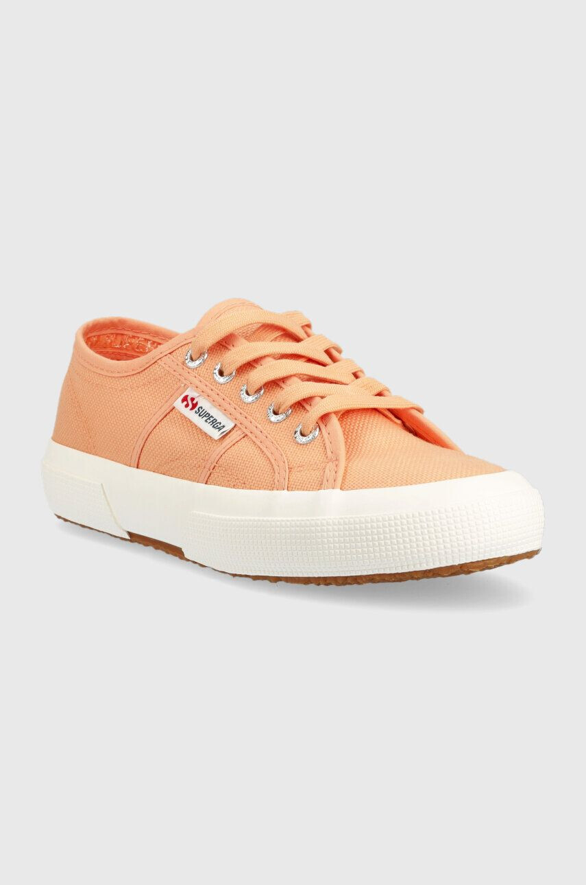 Superga tenisi 2750 COTU CLASSIC femei culoarea portocaliu S000010 - Pled.ro