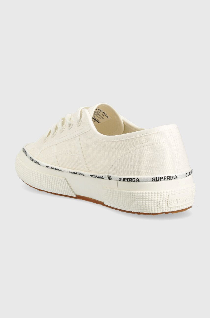 Superga tenisi 2750 LOGO PIPING femei culoarea alb S7125NW - Pled.ro