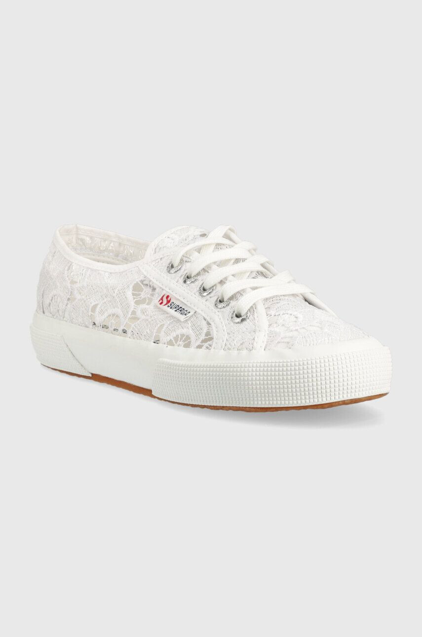 Superga tenisi 2750 MACRAME femei culoarea alb S81219W - Pled.ro