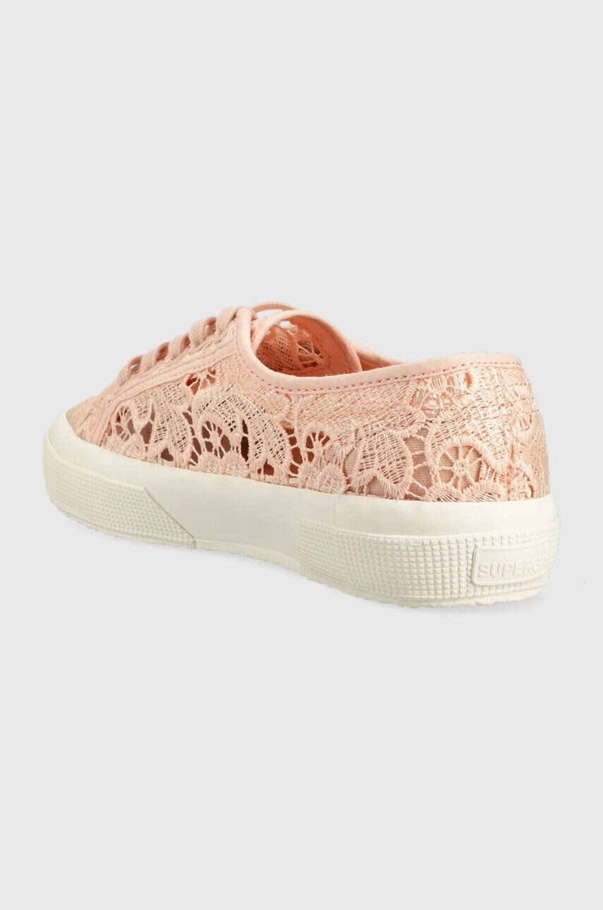 Superga tenisi 2750 MACRAME femei culoarea roz S81219W - Pled.ro