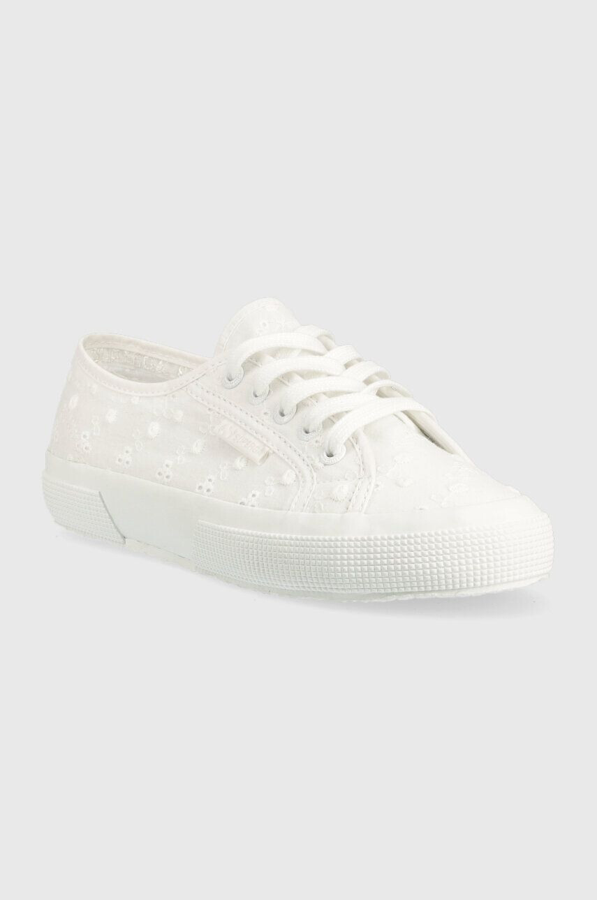 Superga tenisi 2750 SANGALLO femei culoarea alb S3112ZW - Pled.ro